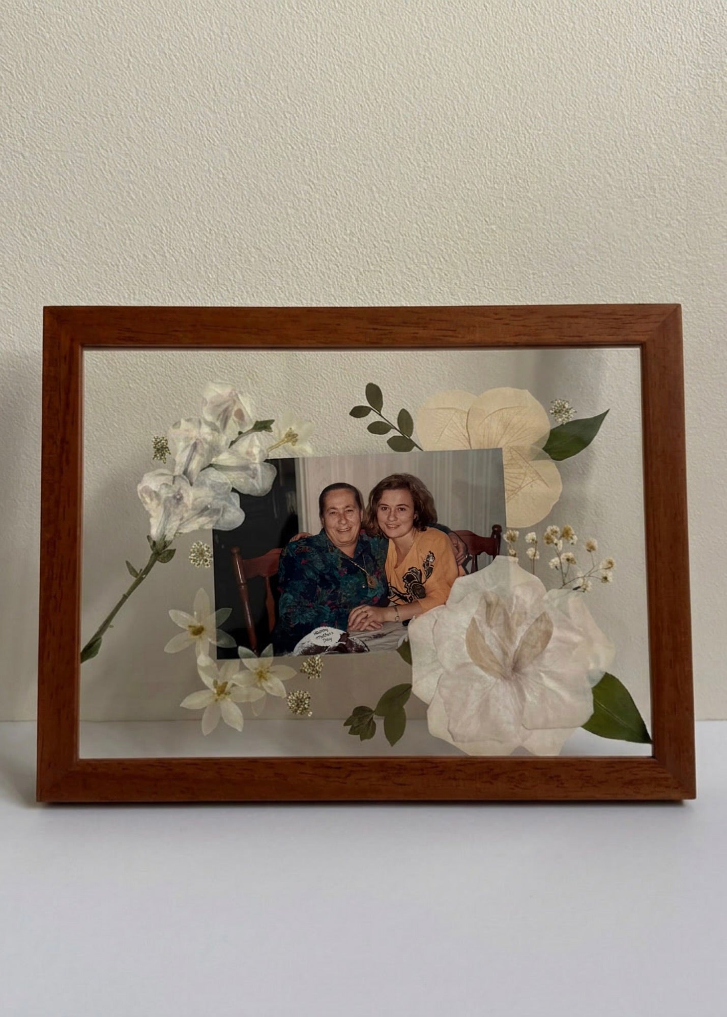 Custom Pressed Flower Frame + Photo