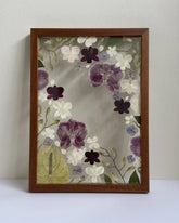 pressed orchids in a3 sized frame