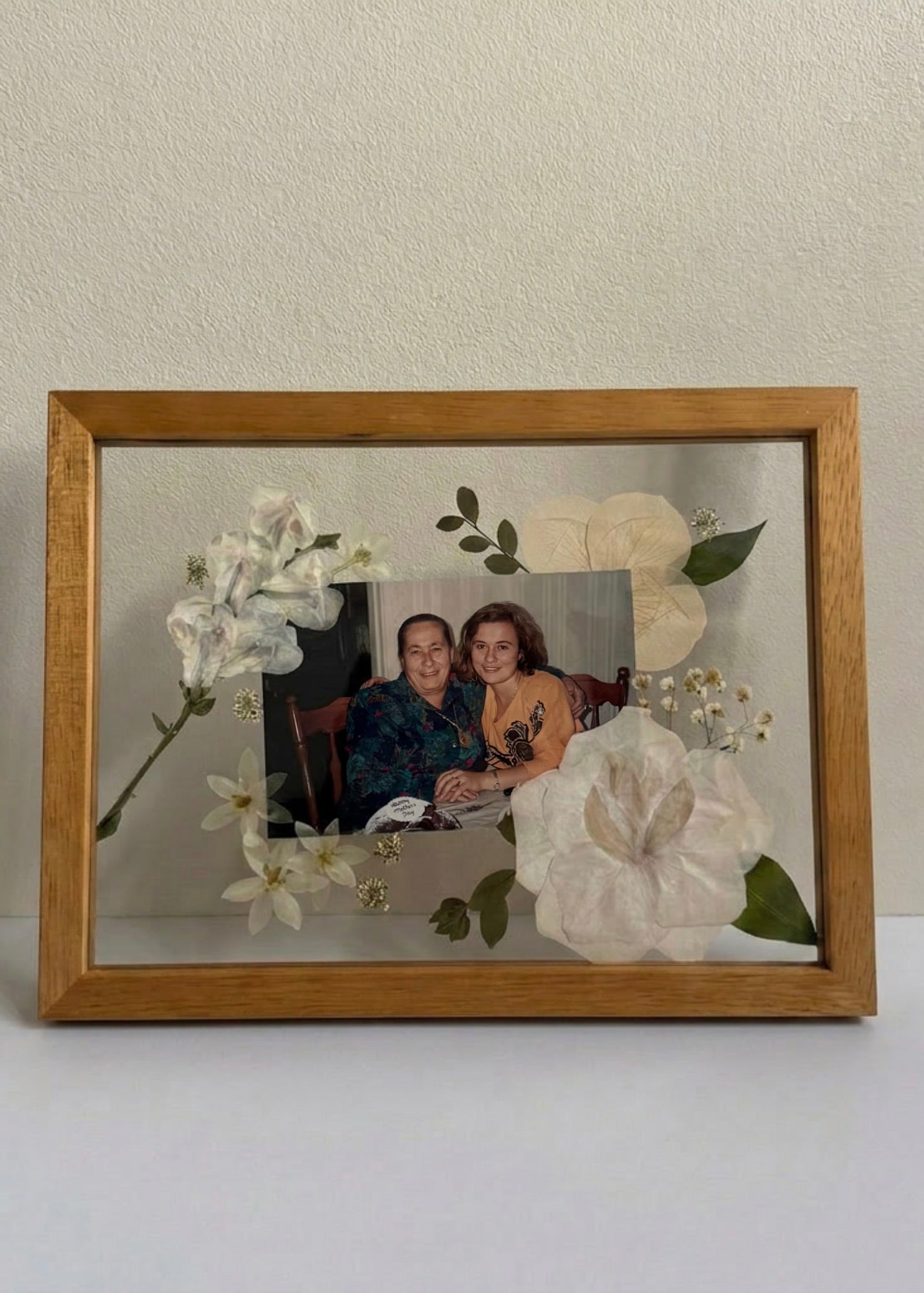 Custom Pressed Flower Frame + Photo